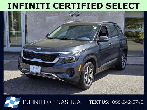 Gravity Gray 2021 Kia Seltos EX