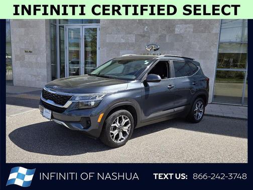 Gravity Gray 2021 Kia Seltos EX