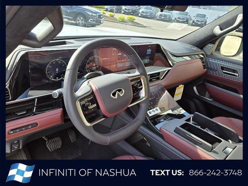 Radiant White/Black Obsidian 2026 INFINITI QX80 AUTOGRAPH AWD