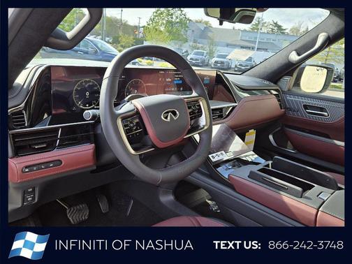 Radiant White/Black Obsidian 2026 INFINITI QX80 AUTOGRAPH AWD