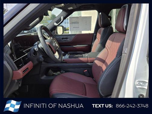 Radiant White/Black Obsidian 2026 INFINITI QX80 AUTOGRAPH AWD