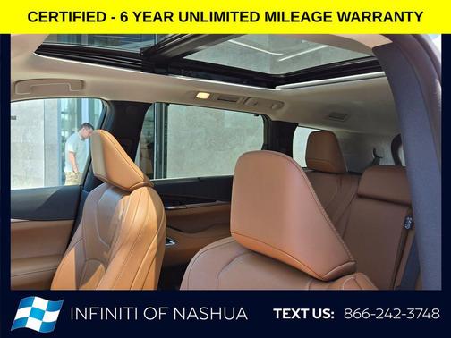 Majestic White 2023 INFINITI QX60 SENSORY