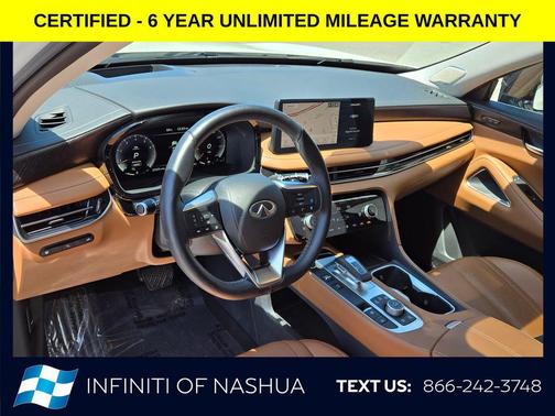 Majestic White 2023 INFINITI QX60 SENSORY