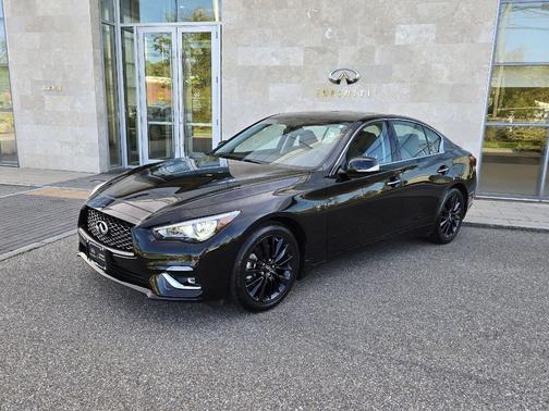 Black Obsidian 2023 INFINITI Q50 3.0t LUXE