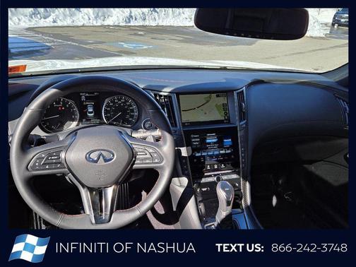 Majestic White 2024 INFINITI Q50 3.0t RED SPORT 400