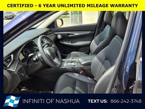 Hermosa Blue 2023 INFINITI QX50 LUXE AWD