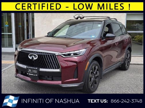 Deep Bordeaux/Black Obsidian 2026 INFINITI QX60 AUTOGRAPH
