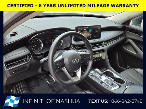 Glacier White 2023 INFINITI QX60 Pure