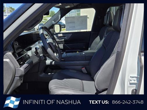 Radiant White/Black Obsidian 2026 INFINITI QX80 AUTOGRAPH AWD