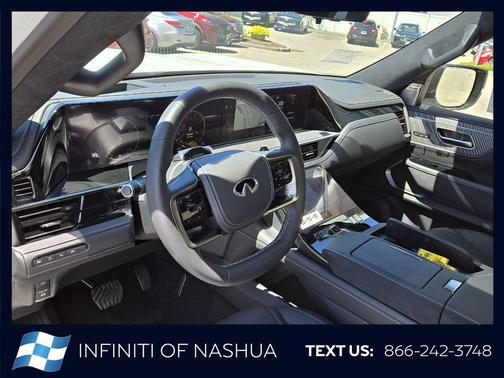Radiant White/Black Obsidian 2026 INFINITI QX80 AUTOGRAPH AWD