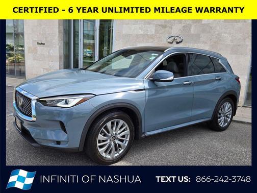 Slate Gray 2023 INFINITI QX50 LUXE AWD
