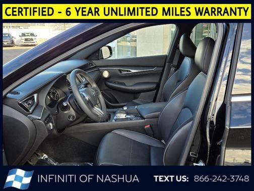 Black Obsidian 2025 INFINITI QX55 SENSORY