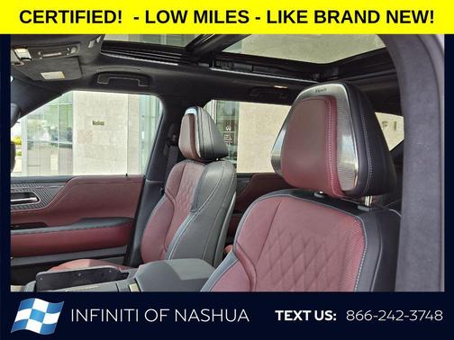 Radiant White/Black Obsidian 2026 INFINITI QX80 AUTOGRAPH AWD