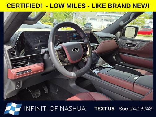 Radiant White/Black Obsidian 2026 INFINITI QX80 AUTOGRAPH AWD