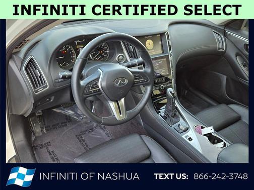 Pure White 2019 INFINITI Q50 3.0t Signature Edition