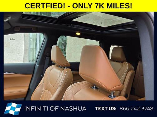 Warm Titanium/Black Obsidian 2024 INFINITI QX60 AUTOGRAPH