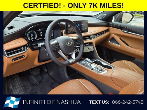 Warm Titanium/Black Obsidian 2024 INFINITI QX60 AUTOGRAPH