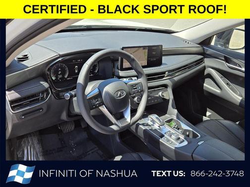 Majestic White 2023 INFINITI QX60 Luxe