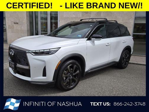Radiant White/Black Obsidian 2026 INFINITI QX60 AUTOGRAPH