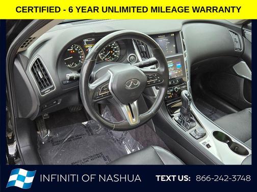 Black Obsidian 2023 INFINITI Q50 3.0t LUXE