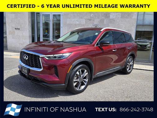 Deep Bordeaux 2023 INFINITI QX60 Luxe