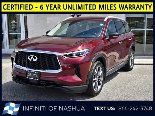 Deep Bordeaux 2023 INFINITI QX60 Luxe