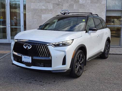 Radiant White/Black Obsidian 2026 INFINITI QX60 AUTOGRAPH