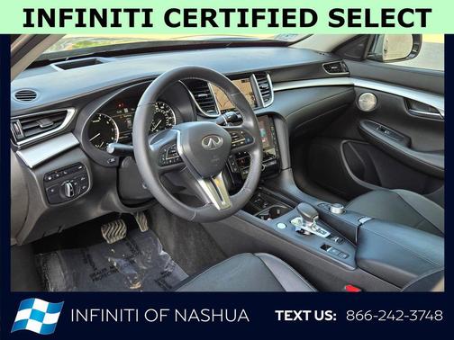 Black Obsidian 2021 INFINITI QX50 SENSORY AWD