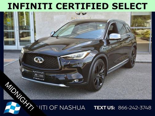 Black Obsidian 2021 INFINITI QX50 SENSORY AWD