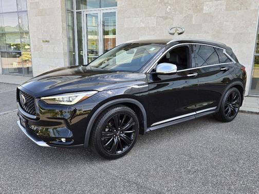 Black Obsidian 2021 INFINITI QX50 SENSORY AWD