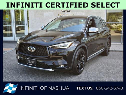 Black Obsidian 2021 INFINITI QX50 SENSORY AWD