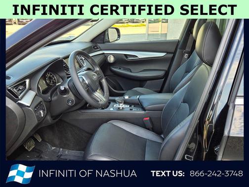 Black Obsidian 2021 INFINITI QX50 SENSORY AWD