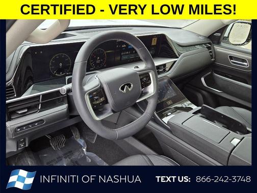 Radiant White 2026 INFINITI QX80 Luxe
