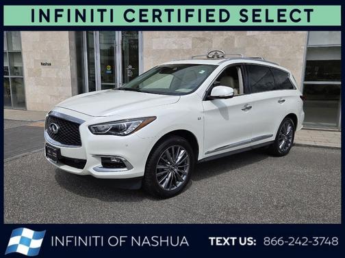 Majestic White 2019 INFINITI QX60 Luxe
