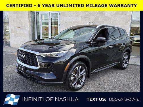 Mineral Black 2023 INFINITI QX60 Luxe