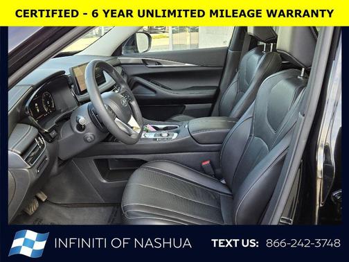 Mineral Black 2023 INFINITI QX60 Luxe