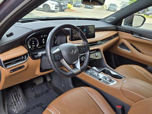 Moonbow Blue/Black Obsidian 2023 INFINITI QX60 AUTOGRAPH