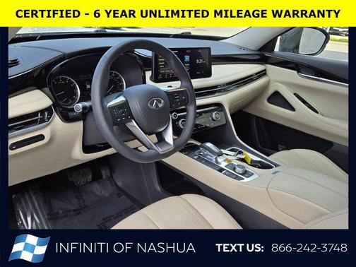 Glacier White 2023 INFINITI QX60 Pure