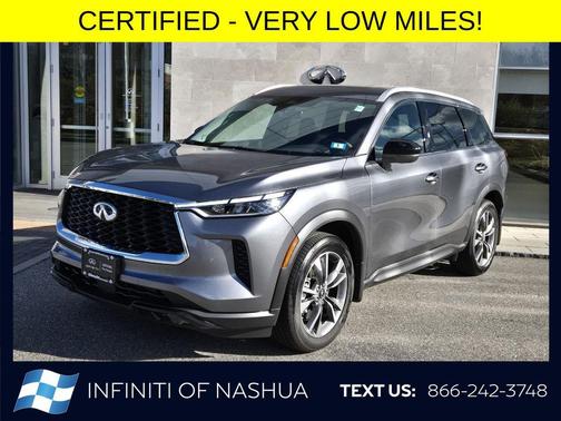 Harbor Gray 2025 INFINITI QX60 Luxe