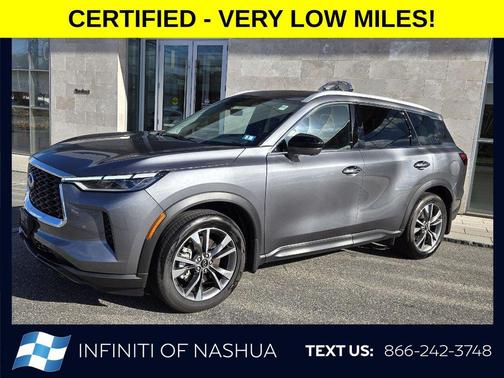 Harbor Gray 2025 INFINITI QX60 Luxe