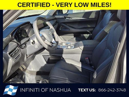 Harbor Gray 2025 INFINITI QX60 Luxe