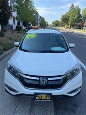 White 2015 Honda CR-V Touring