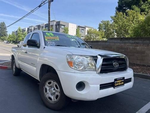 Super White 2008 Toyota Tacoma Access Cab