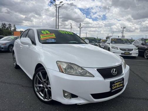 White 2008 Lexus IS 250 Base