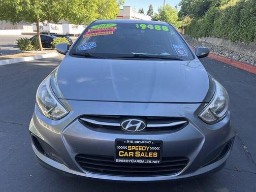 Ironman Silver Metallic 2017 Hyundai Accent Value Edition