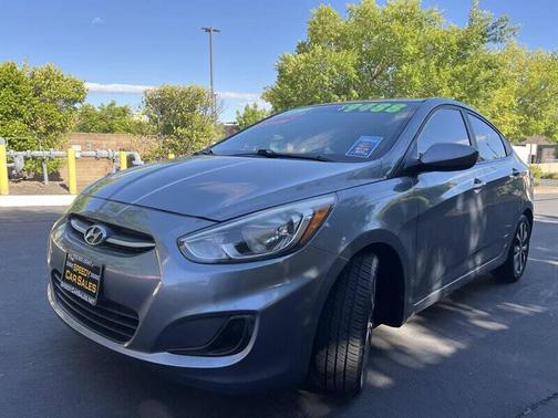 Ironman Silver Metallic 2017 Hyundai Accent Value Edition