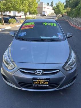 Ironman Silver Metallic 2017 Hyundai Accent Value Edition