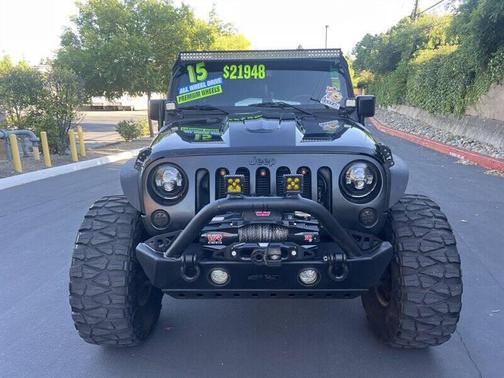 Black Clear Coat 2015 Jeep Wrangler Unlimited Sahara