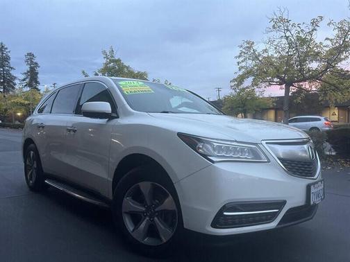 White Diamond Pearl 2014 Acura MDX 3.5L