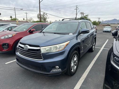 Shoreline Mist 2015 Toyota Highlander Hybrid Platinum
